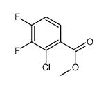 methyl 2-chloro-3,4-difluorobenzoate structure