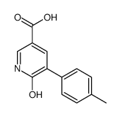 5-(4-methylphenyl)-6-oxo-1H-pyridine-3-carboxylic acid结构式