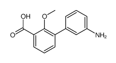 3-(3-aminophenyl)-2-methoxybenzoic acid结构式