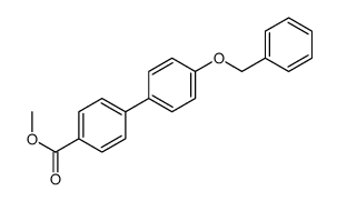 Methyl 4'-(benzyloxy)-4-biphenylcarboxylate Structure
