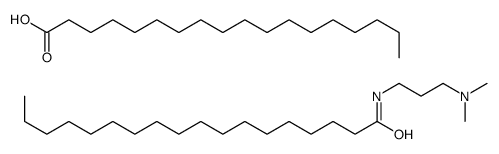 N-[3-(dimethylamino)propyl]octadecanamide,octadecanoic acid Structure