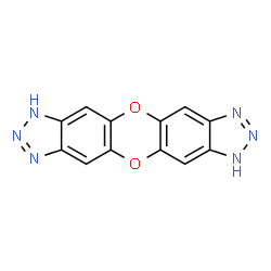 双(1H-1,2,3-三唑[4,5-B],-[4′,5′-I])二苯并[1,4]二恶英结构式