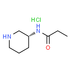 (R)-N-(Piperidin-3-yl)propionamide hydrochloride structure