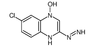 (6-chloro-4-hydroxy-1H-quinoxalin-2-yl)diazene Structure