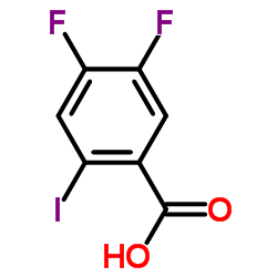 4,5-DIFLUORO-2-IODOBENZOIC ACID structure