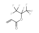 Heptafluoroisopropyl acrylate Structure