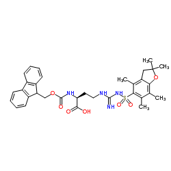 Fmoc-norArg(pbf)-OH Structure