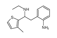 2-[2-(ethylamino)-2-(3-methylthiophen-2-yl)ethyl]aniline Structure