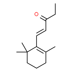 4-(2,6,6-trimethylcyclohex-1-en-1-yl)but-3-en-2-one, monomethyl derivative Structure