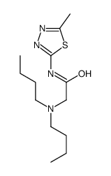 2-(dibutylamino)-N-(5-methyl-1,3,4-thiadiazol-2-yl)acetamide结构式