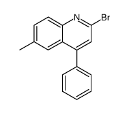 2-bromo-6-methyl-4-phenyl-quinoline结构式