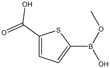 Methyl thiophene-2-boronic acid-5-carboxylate Structure