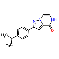2-(4-Isopropylphenyl)pyrazolo[1,5-a]pyrazin-4(5H)-one结构式