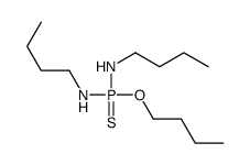 N-[butoxy(butylamino)phosphinothioyl]butan-1-amine结构式