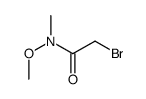 2-BROMO-N-METHOXY-N-METHYL ACETAMIDE结构式
