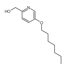 5-n-heptyloxypyridine-2-methanol结构式