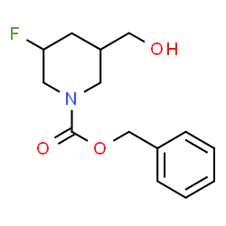 benzyl 3-fluoro-5-(hydroxymethyl)piperidine-1-carboxylate picture