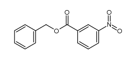 Benzoic acid, 3-nitro-, phenylmethyl ester structure