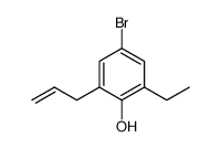 2-allyl-4-bromo-6-ethylphenol结构式