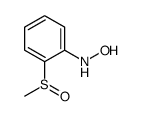N-(2-methylsulfinylphenyl)hydroxylamine Structure