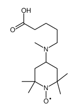 4-(N-carboxybutyl-N-methylamino)-TEMPO structure