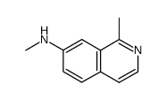 7-Isoquinolinamine,N,1-dimethyl-(9CI)结构式