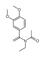 N-[1-(3,4-dimethoxyphenyl)ethenyl]-N-ethylacetamide Structure