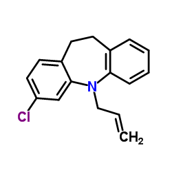 5-Allyl-3-chloro-10,11-dihydro-5H-dibenzo[b,f]azepine Structure