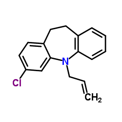 5-Allyl-3-chloro-10,11-dihydro-5H-dibenzo[b,f]azepine结构式