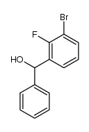 (3-bromo-2-fluorophenyl)(phenyl)methanol Structure