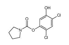 (2,4-dichloro-5-hydroxyphenyl) pyrrolidine-1-carboxylate结构式