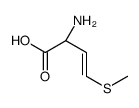 3-Butenoic acid, 2-amino-4-(methylthio)-, (S-(Z))-结构式