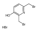 2,6-bis(bromomethyl)pyridin-3-ol,hydrobromide Structure