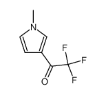 Ethanone, 2,2,2-trifluoro-1-(1-methyl-1H-pyrrol-3-yl)- (9CI) structure