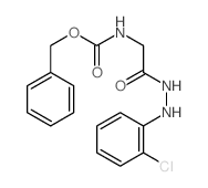 Glycine, N-carboxy-,N-benzyl ester, 2-(o-chlorophenyl)hydrazide (8CI) structure