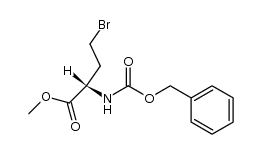 (2S)-2-benzyloxycarbonylamino-4-bromo-butyric acid methyl ester Structure