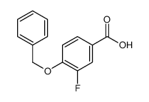 3-氟-4-苄氧基苯甲酸结构式