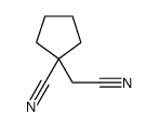 1-(cyanomethyl)cyclopentane-1-carbonitrile Structure