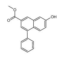methyl 7-hydroxy-4-phenyl-2-naphthoate Structure