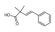 (E)-2,2-dimethyl-4-phenylbut-3-enoic acid Structure