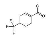 1-Cyclohexene-1-carbonyl chloride, 4-(trifluoromethyl)- (9CI) Structure