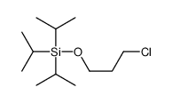 3-chloropropoxy-tri(propan-2-yl)silane结构式
