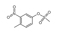 4-methyl-3-nitrophenyl methanesulfonate Structure
