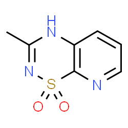 4H-Pyrido[3,2-e]-1,2,4-thiadiazine,3-methyl-,1,1-dioxide(9CI) Structure
