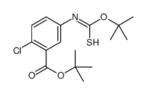 tert-butyl 2-chloro-5-[(2-methylpropan-2-yl)oxycarbothioylamino]benzoate Structure