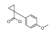 1-(4-METHOXYPHENYL)CYCLOPROPANECARBONYL CHLORIDE Structure