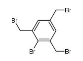 1-bromo-2,4,6-tris(bromomethyl)benzene结构式