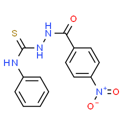 2-(4-Nitrobenzoyl)-N-phenylhydrazinecarbothioamide结构式