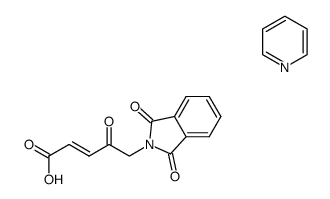 pyridine salt of 4-oxo-5-phthalimido-2-pentenoic acid结构式