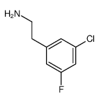 2-(3-chloro-5-fluorophenyl)ethanamine Structure